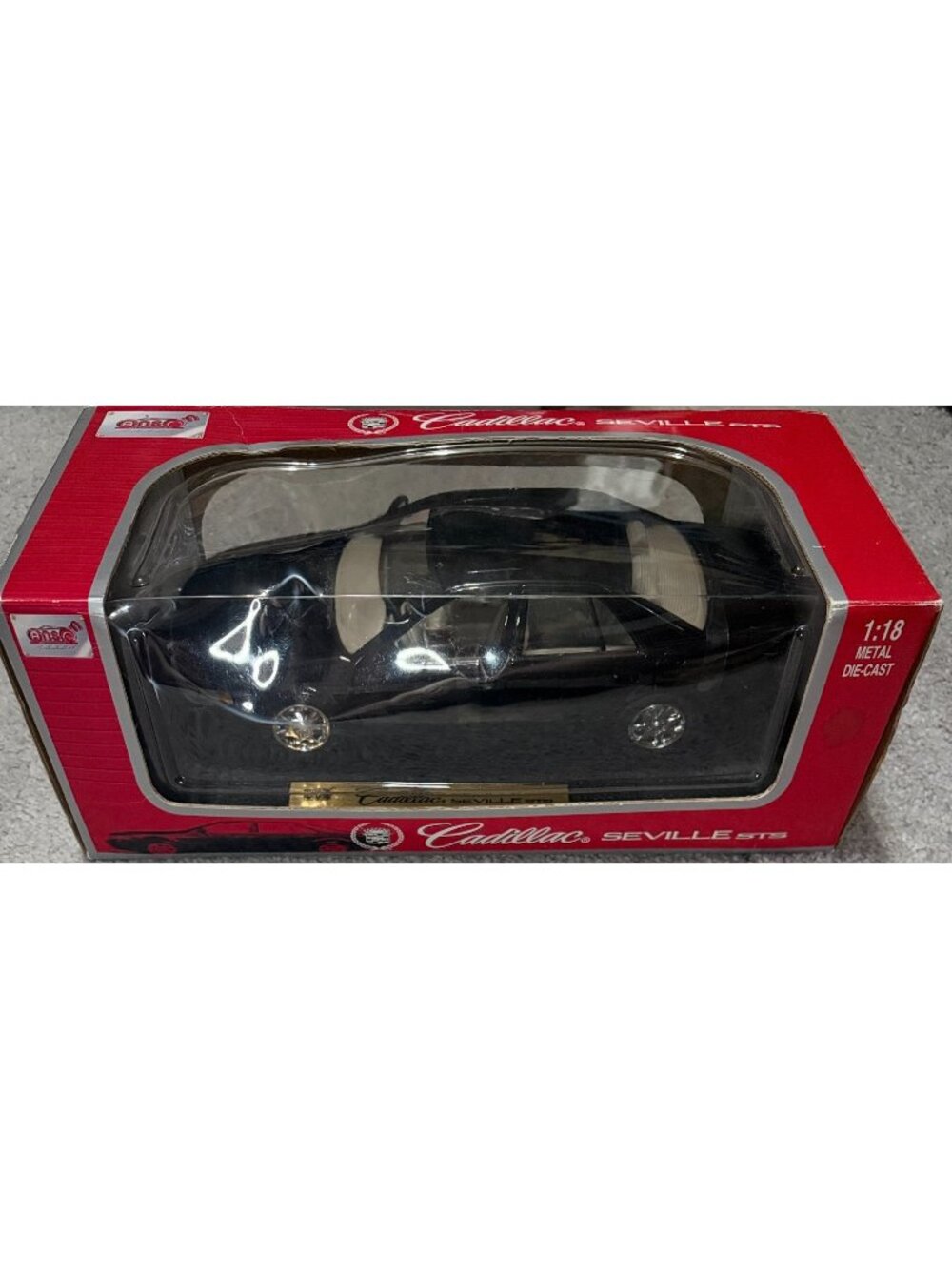 Anson 1:18 Scale 1998 Cadillac Seville STS Diecast Model Car New (Box Damage)